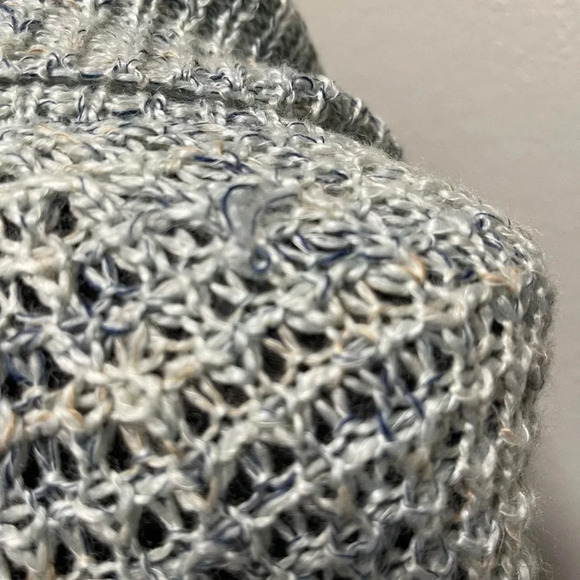 American Rag Wool Blend Long Sleeve Cowl Neck Chunky Waffle Knit Sweater Small - Picture 6 of 8